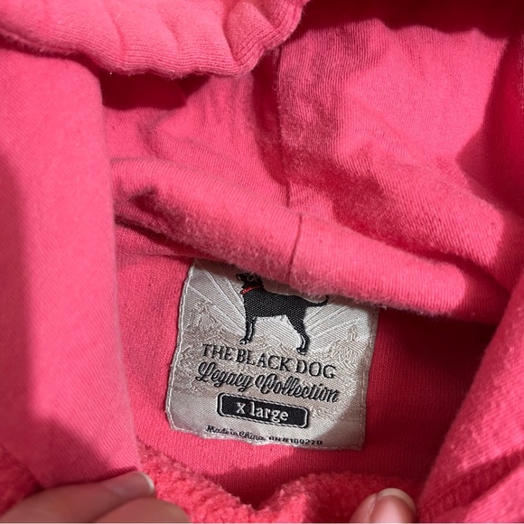 The Black Dog Tavern Hoodie Sweatshirt Pink Woman’s XL - Picture 5 of 5